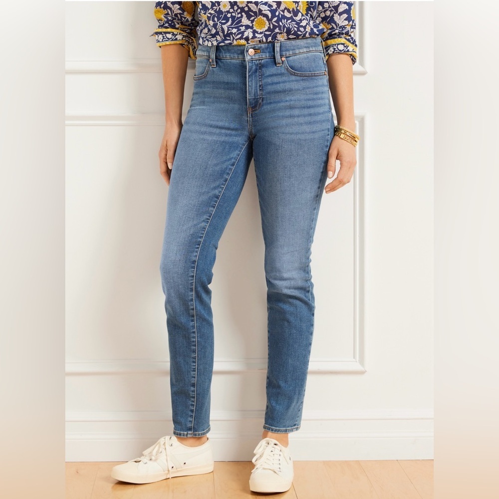 Talbots Slim Ankle Jeans in Rockaway Wash